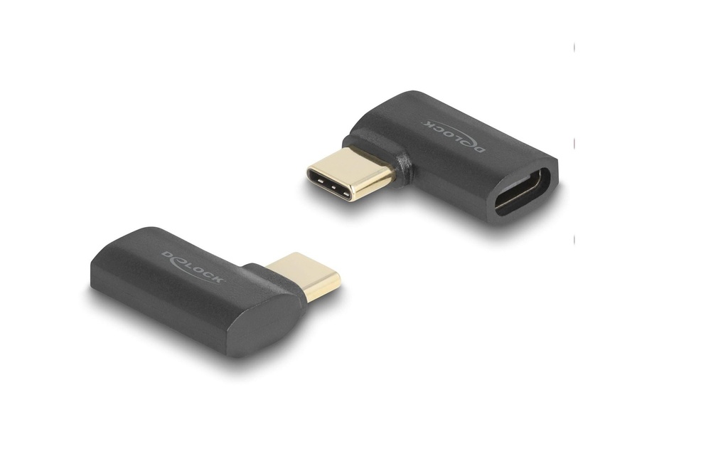 Delock Adaptateur USB 8K 60 Hz, PD3.1, Prise USB C - Connecteur USB C
