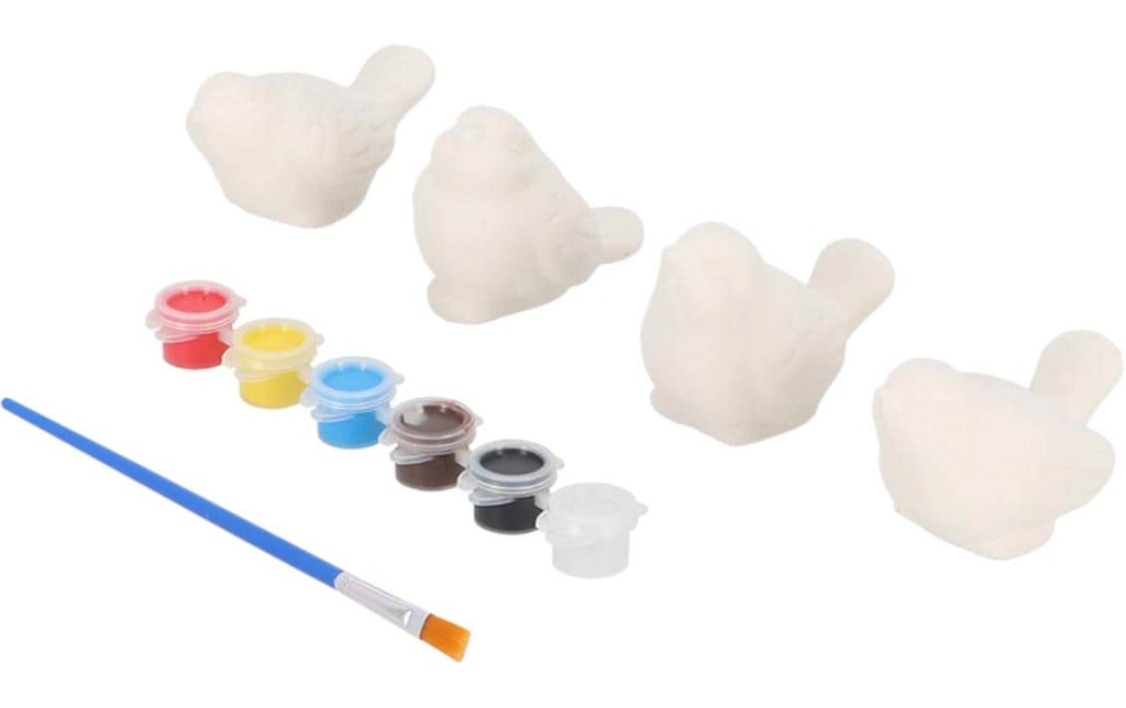 Esschert Design Kits de peinture Oiseaux
