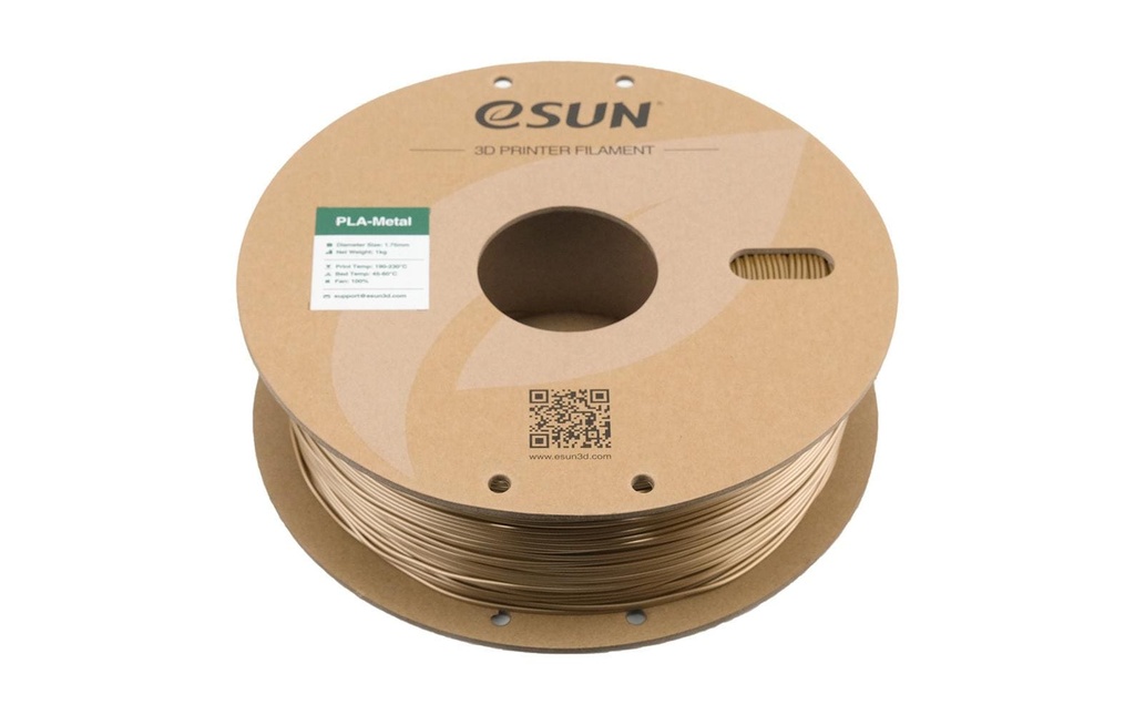 eSun Filament PLA+ métal Laiton 1.75 mm 1 kg