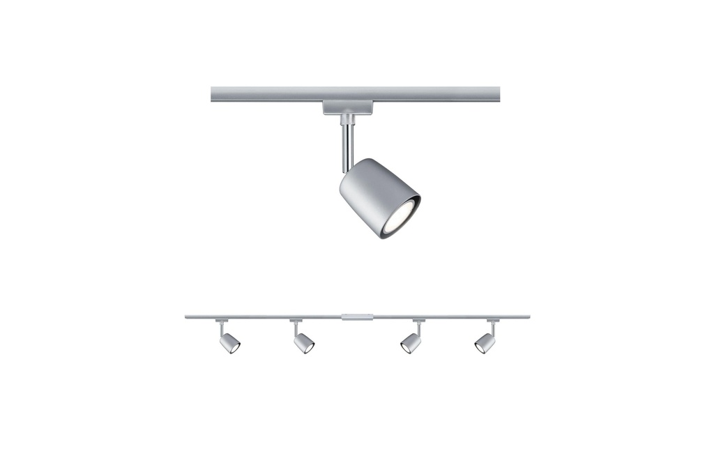 Paulmann Spot sur rail URail Cover Set, 4 x GU10, 40 W, chrome