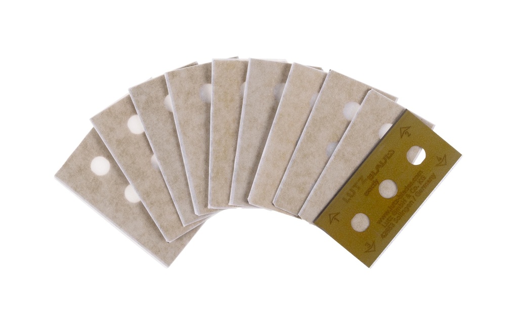 STRUCT Lames de rechange pour grattoir vitrocéramique 10 pièces