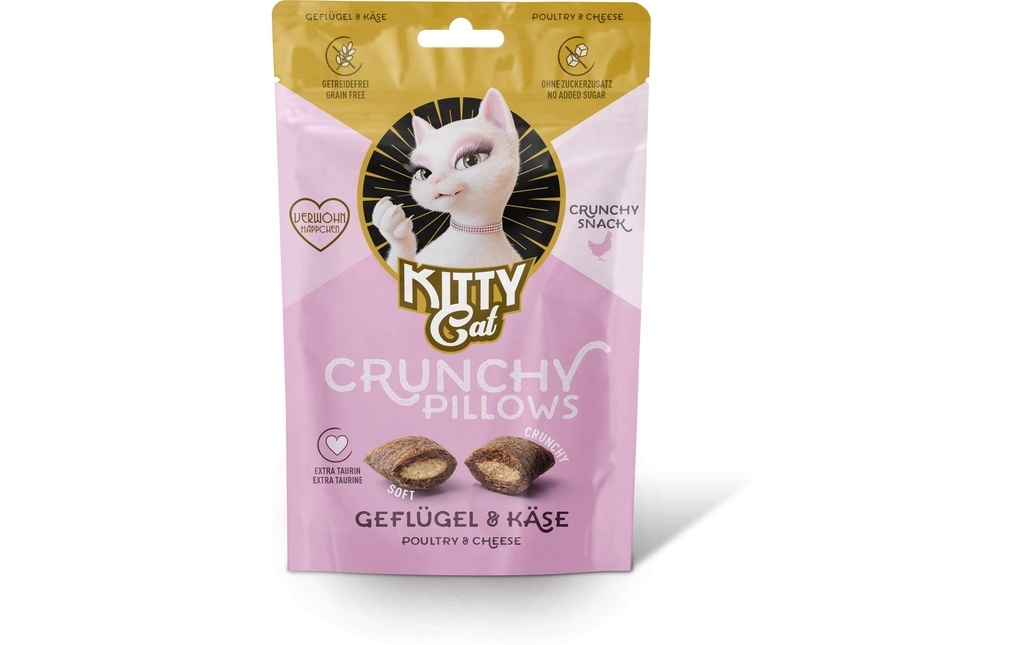 KITTY Cat KittyCat Crunchy Pillows volaille, fromage 60 g