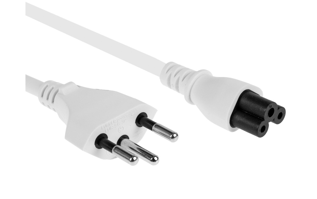 FURBER.power Câbles d’alimentation C5-T12 1.8 m Blanc