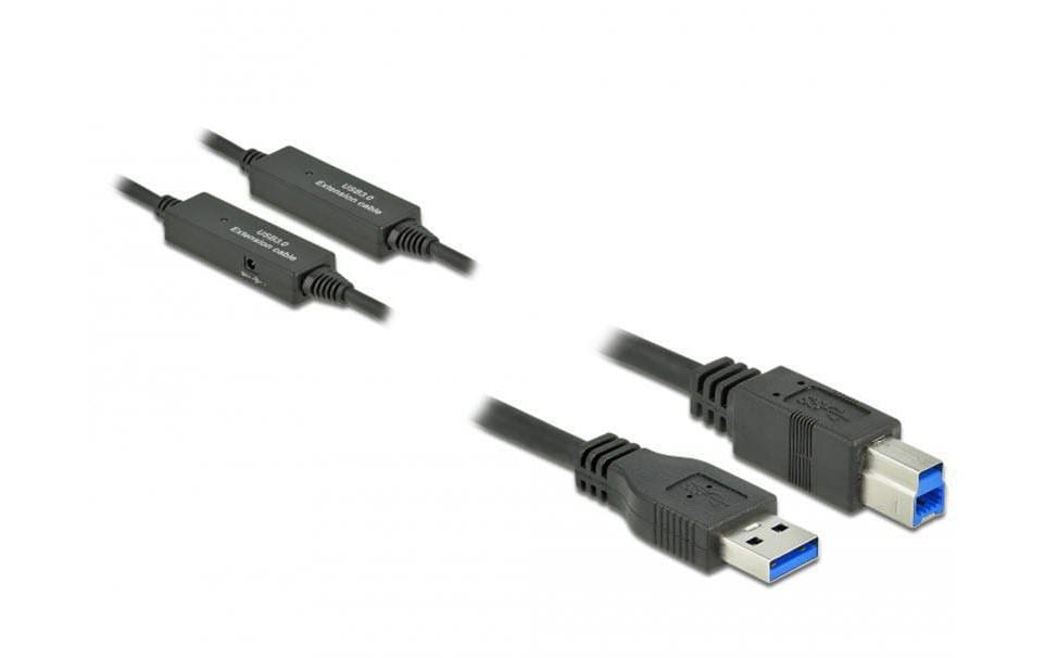 Delock Câble USB 3.1  USB-A - USB-B 10 m