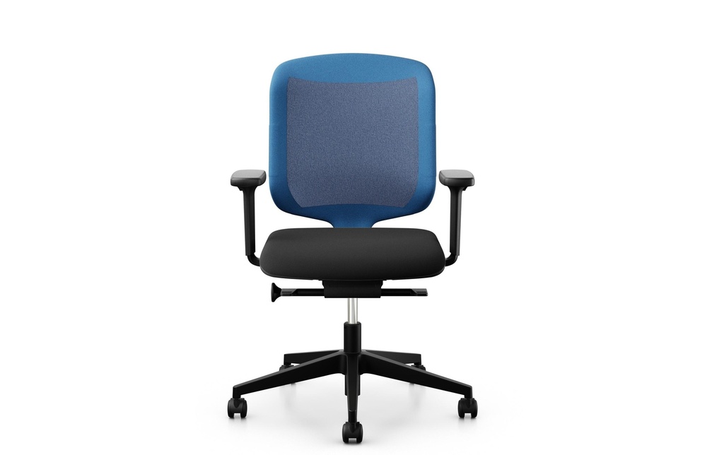 Giroflex Chaise de bureau Chair2Go 434 Noir/Bleu