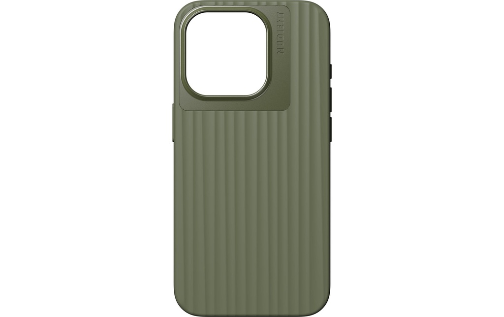 Nudient Coque arrière Bold Case iPhone 15 Pro Olive Green