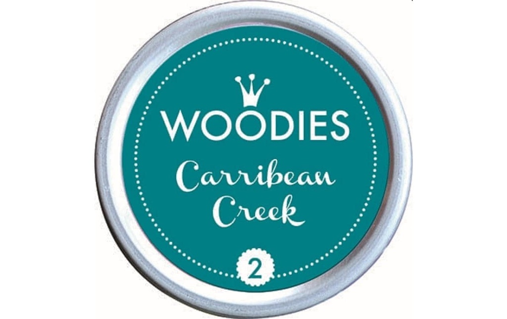 Woodies Tampon encreur 35 mm Carribean Creek, 1 pièce