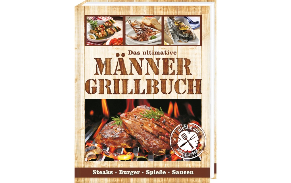 Trendcompany Livre des hommes sur le barbecue 208 pages