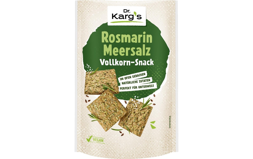 Dr. Karg's Snack complet romarin sel de mer 110 g