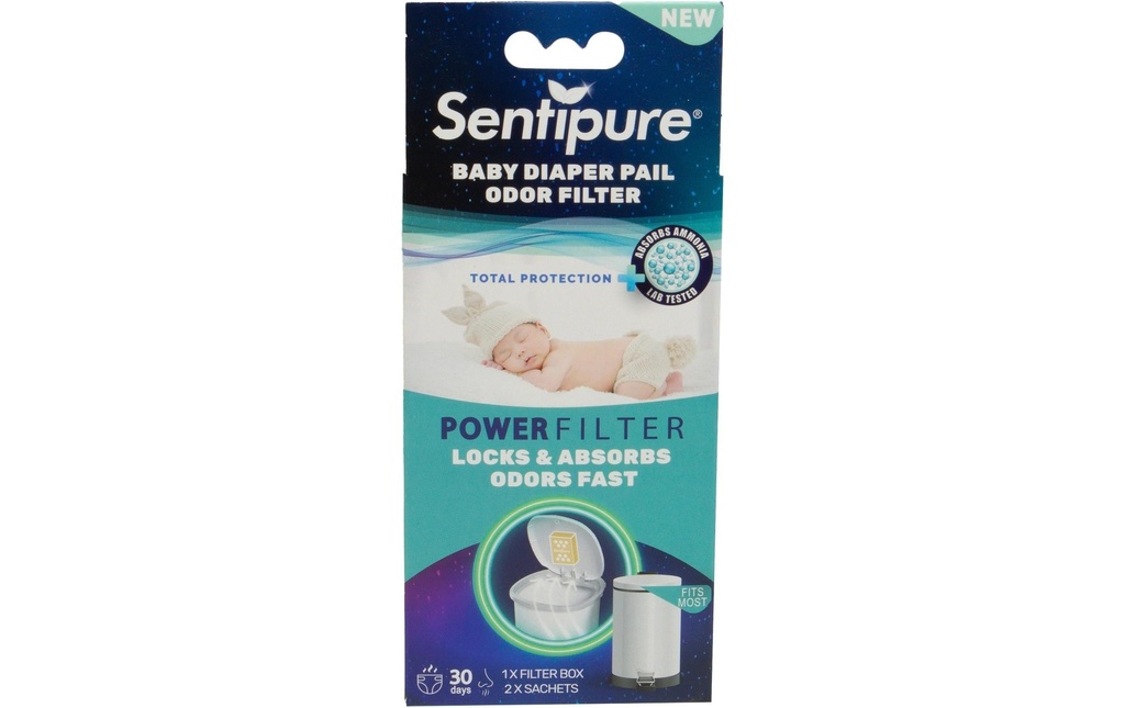 Sentipure Désodorisant pour poubelle à couches Paquet de 3