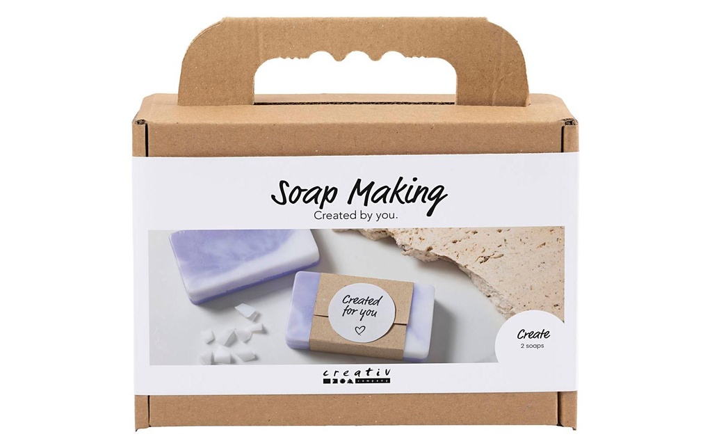 Creativ Company Kits de bricolage - Fabrication de savon, forme carrée, violet clair