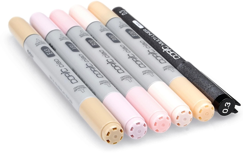 Copic Marqueur graphique Ciao 5+1 Set Portrait colours 1