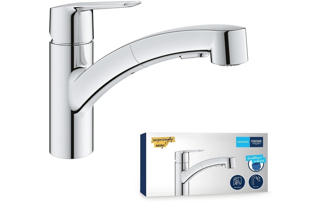 GROHE Robinetterie de cuisine Start G3/8, laiton, extractible