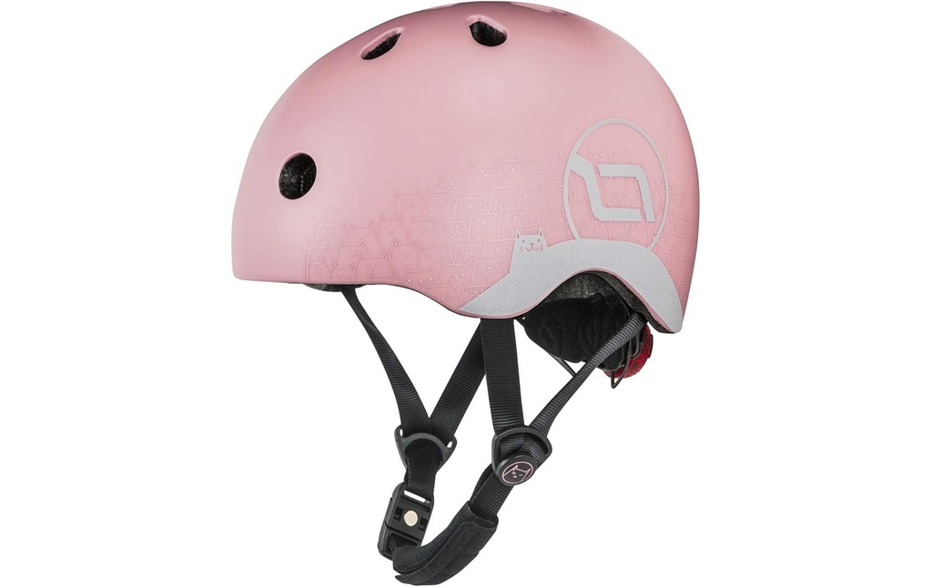 Scoot and Ride Casque pour enfants Rose Rosa, XXS-S