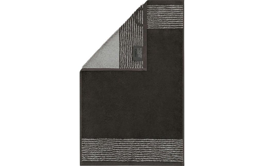 Cawö Serviette pour invité Serviette éponge en coton 30 x 50 cm, Gris