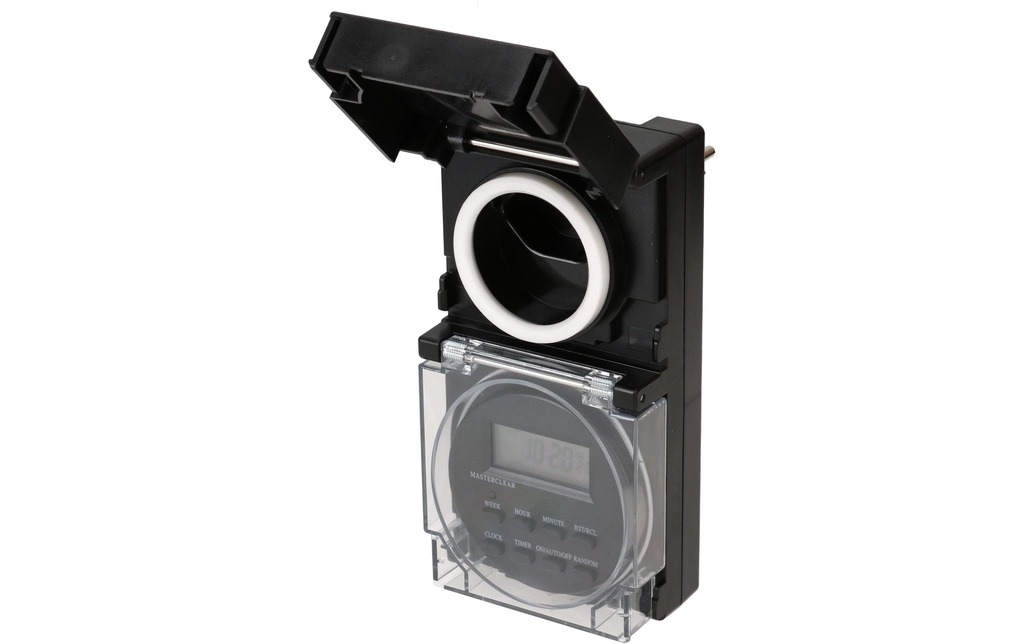 Max Hauri Minuterie IP55 Numérique, noir