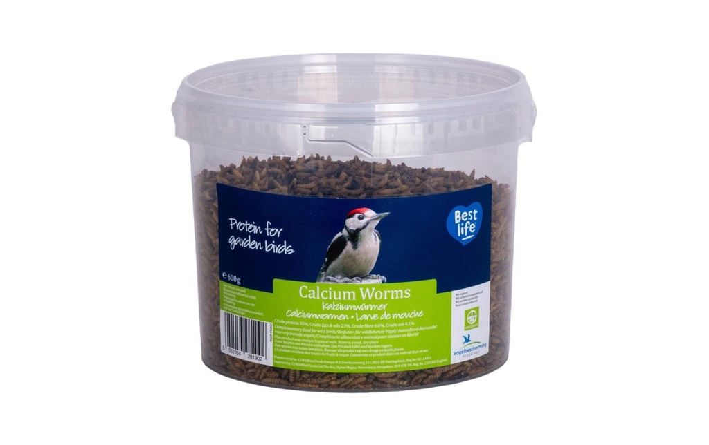 CJ Wildlife Mouches de soldats noirs (BSF) Seau de 600 g