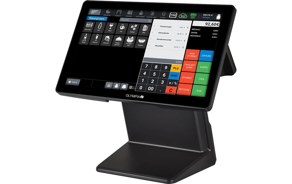 Olympia Caisse enregistreuse T400DK Noir
