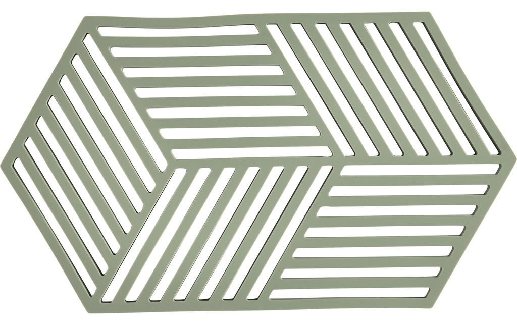 Zone Denmark Dessous de plat Hexagone Vert olive