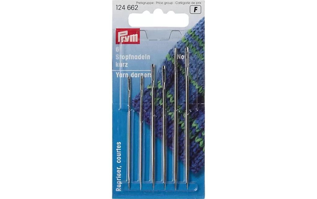 Prym aiguille à repriser Nr. 5/0-1/0, 6 pièces