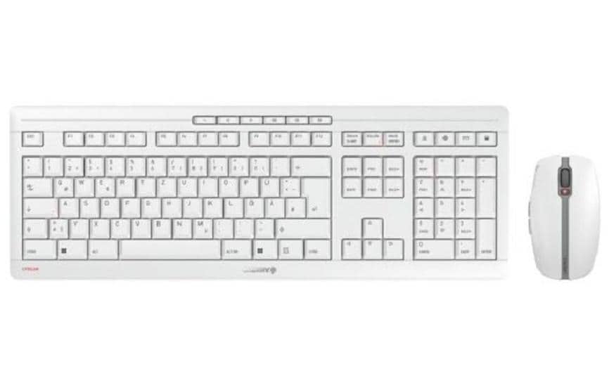 Cherry Ensemble clavier-souris Desktop Recharge Blanc