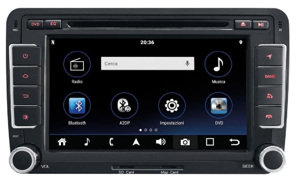 Phonocar Centre multimédia DVD 7, DAB 2 DIN