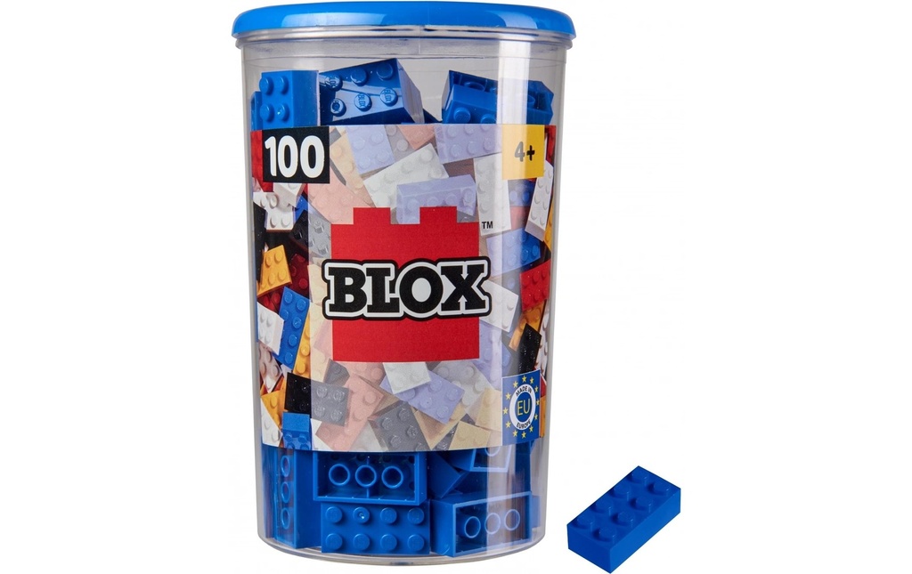 BLOX Briques 100 pierres bleues de 8