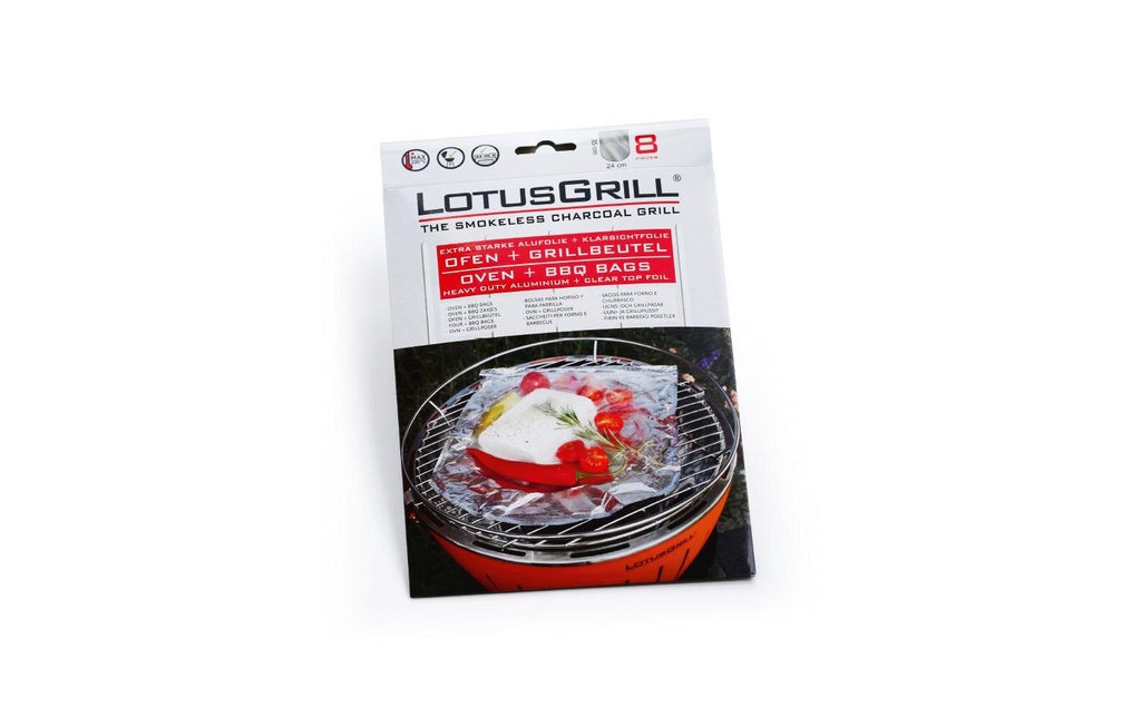 LotusGrill Sac à grillades 8 pièces
