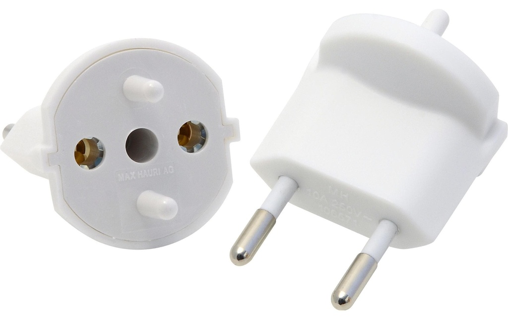 STEFFEN Adaptateur fixe SchuKo – T11 Blanc