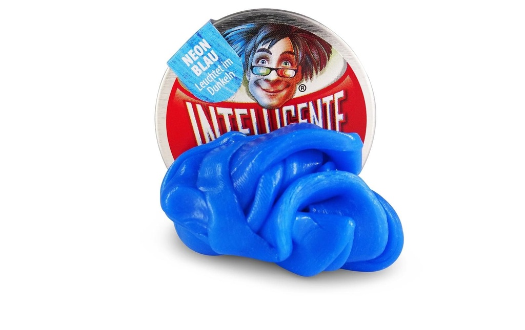 Intelligente Knete Plasticine Petites boîtes bleu néon 18 grammes