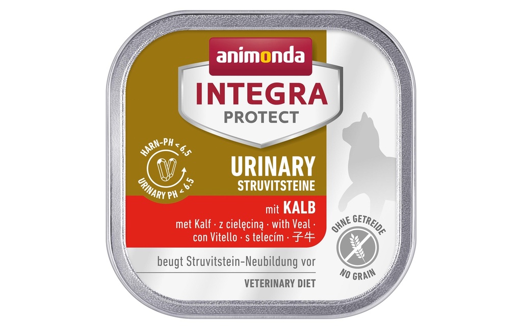 Animonda Integra Protect Nourriture humide Calculs urinaires veau, 100 g
