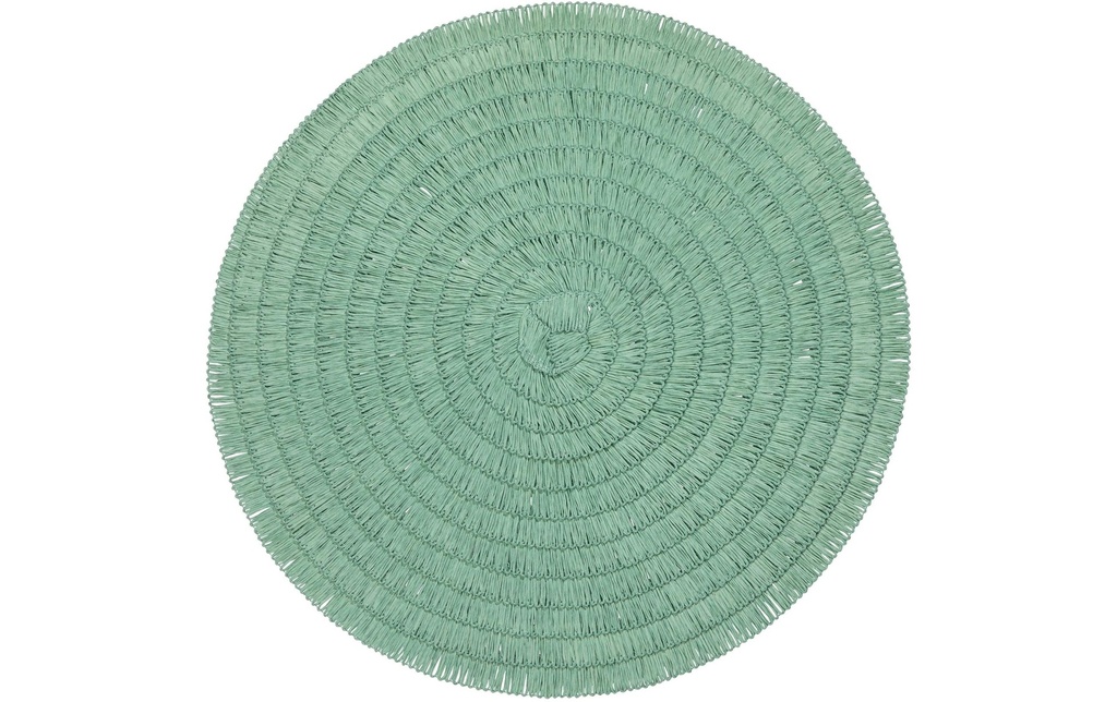Pichler Set de table Wave Ø 38 cm, 2 pièces, Turquoise