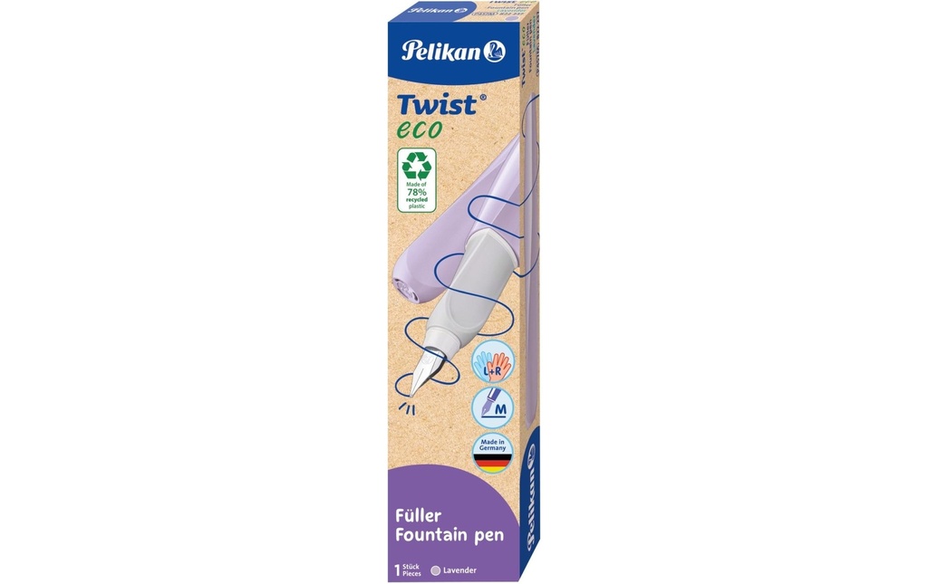 Pelikan Stylo plume Twist eco moyen (M), Violet