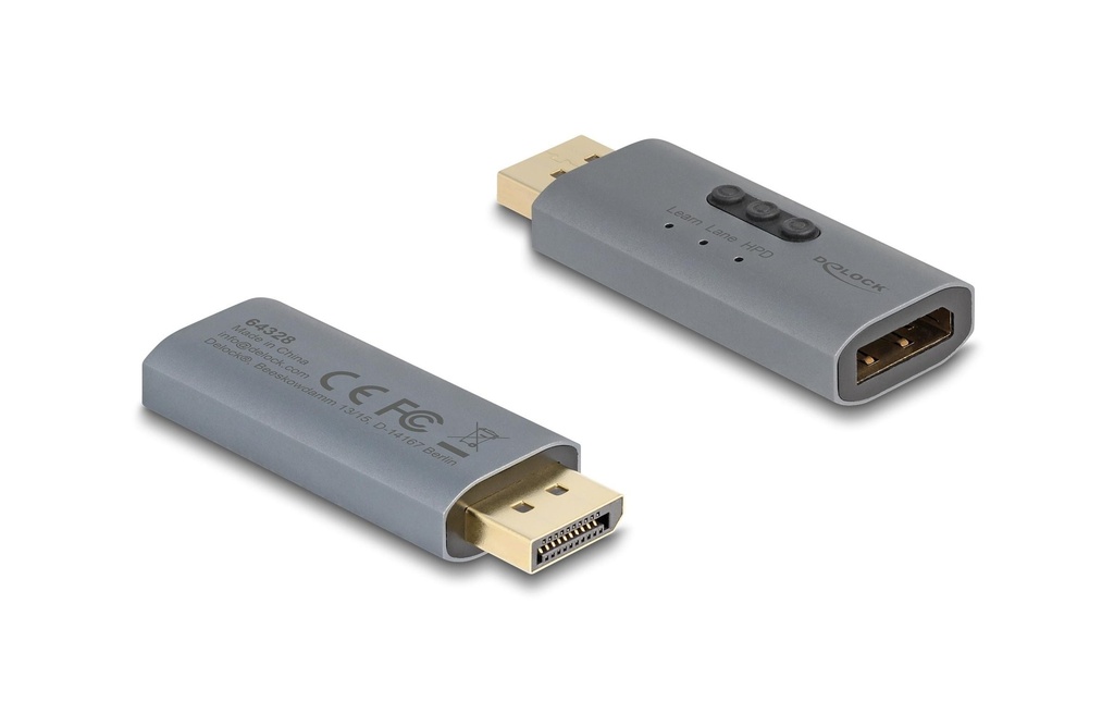Delock Émulateur EDID 8K 7680 x 4320, 30 Hz DisplayPort - DisplayPort