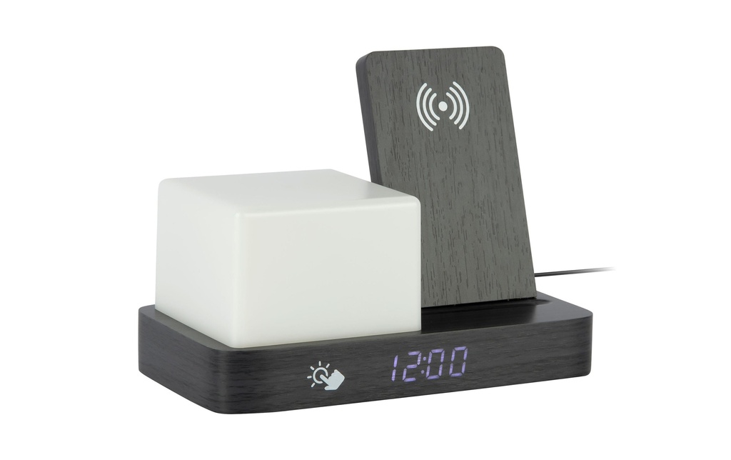 KARLSSON Réveil Retro Night Light LED Noir