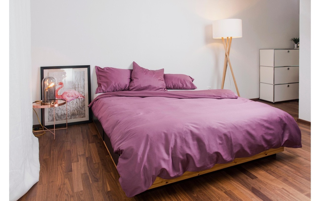 Nobilium Housse de duvet Oni 160 x 210 cm, Mauve
