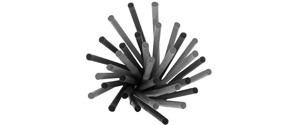 Weita Paille 150 Pièce/s, Noir