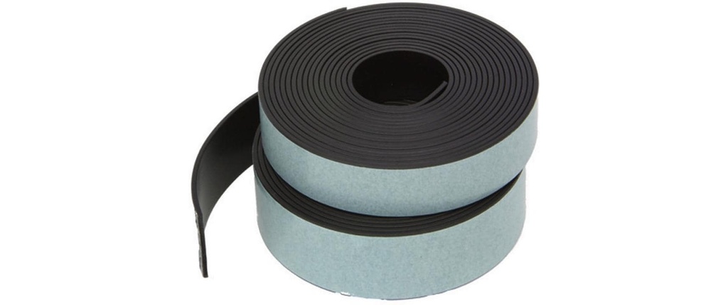 Berec Bande magnétique 12.5 mm x 3 m, Noir