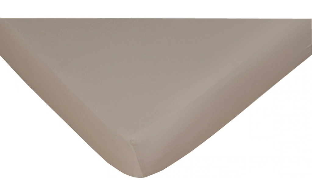 Night Fashion Drap-housse Jerry 140-160 x 200 cm, Taupe