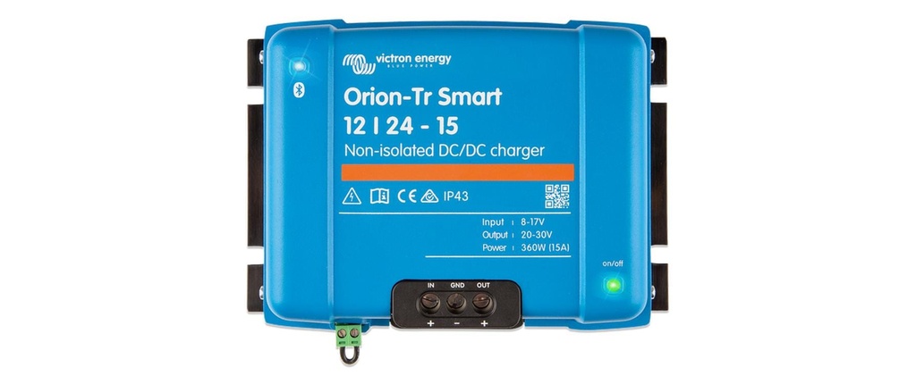 Victron Régulateur de charge Orion-Tr Smart 12-24 V 15A, 360 W