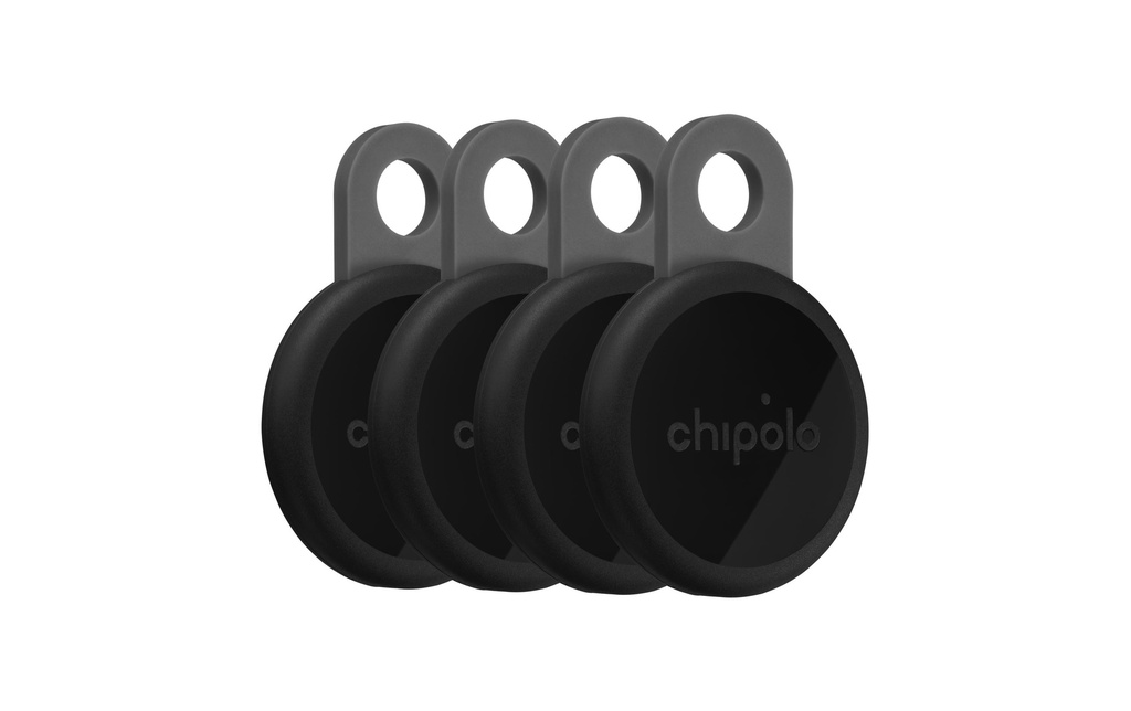 Chipolo LOOP pack de 4 (Apple & Google Find My) Noir