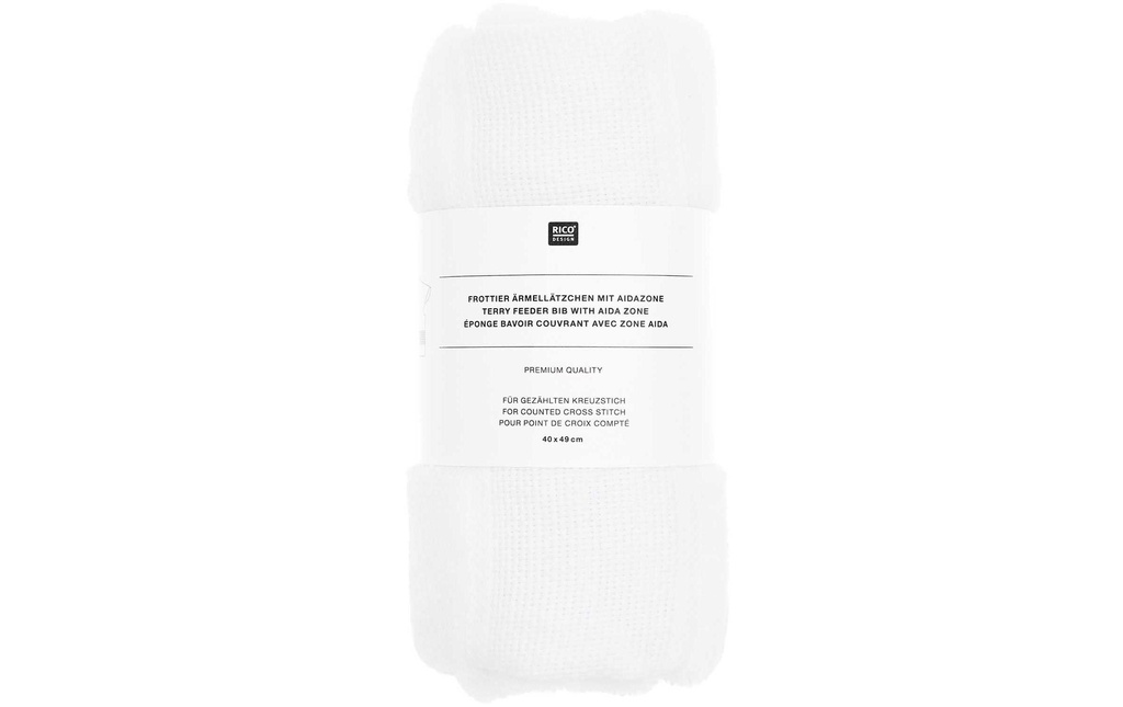Rico Design Bavette Blanc, 40 x 49 cm