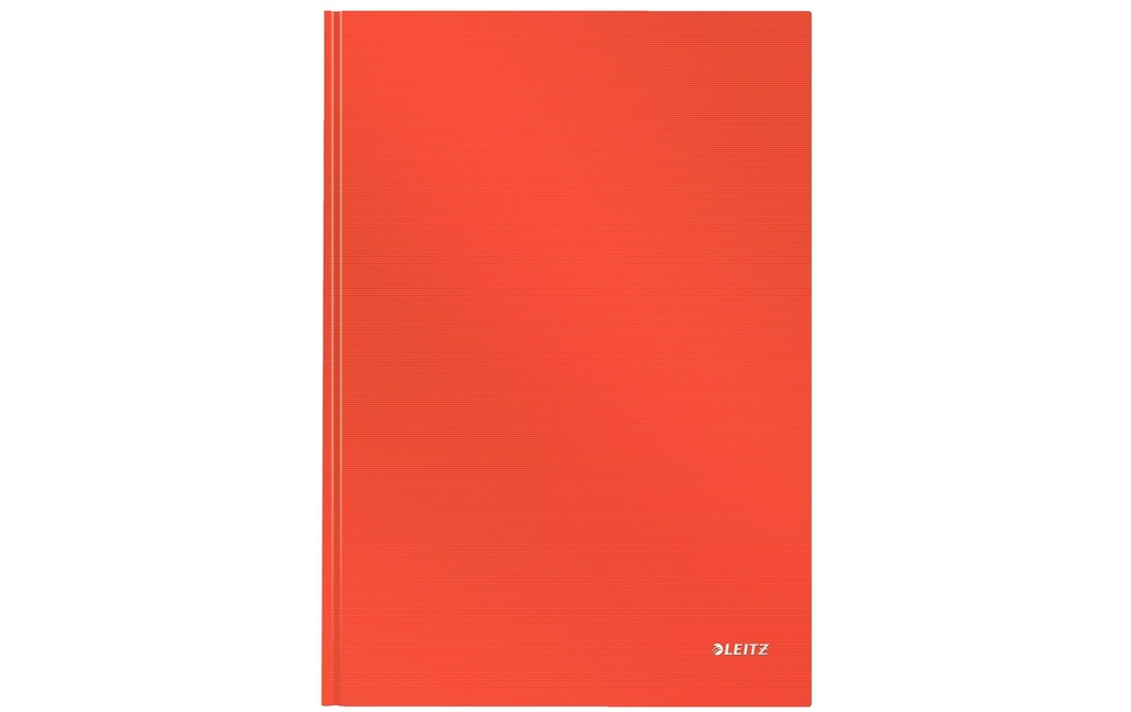 Leitz Carnet de notes Solid A4, À carreaux, Rouge vif