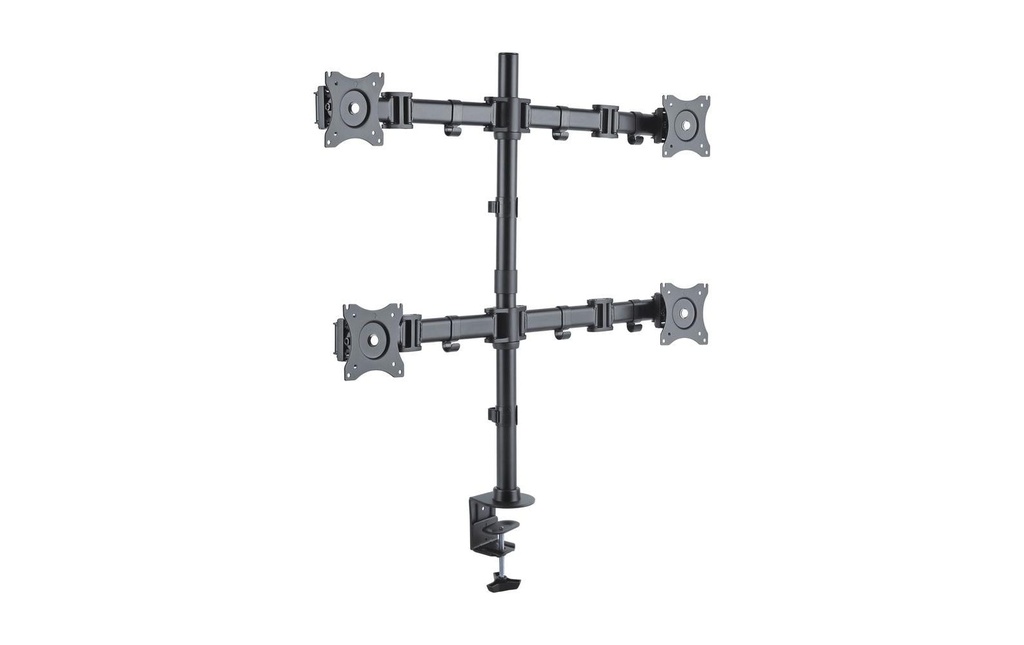 PureMounts Supports de table PM-OFFICE-04 jusqu’à 8 kg – Noir
