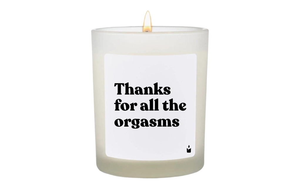 ChattyCandles Bougie parfumée Thanks for all the orgasms 6.7 x 8 cm