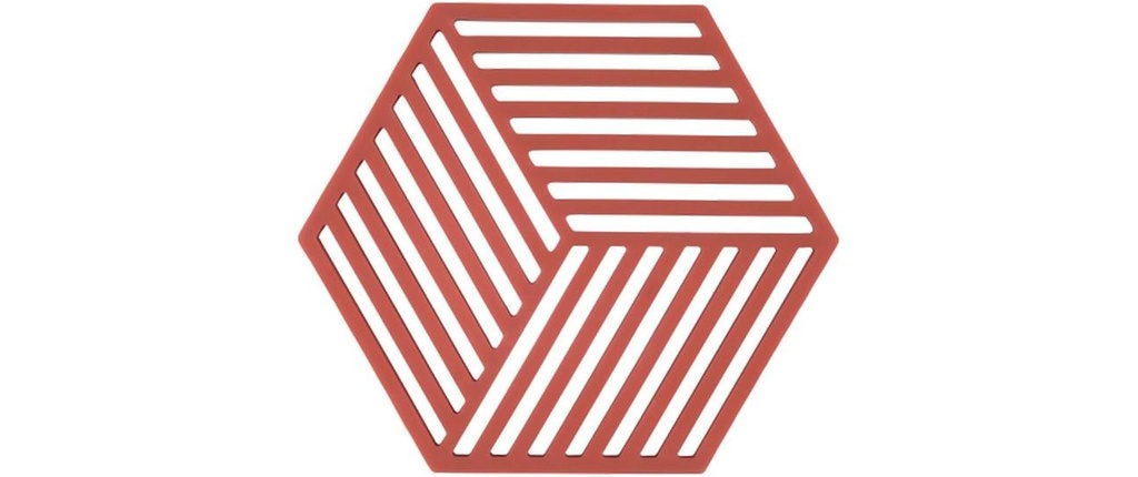 Zone Denmark Dessous de plat Hexagone Rouge