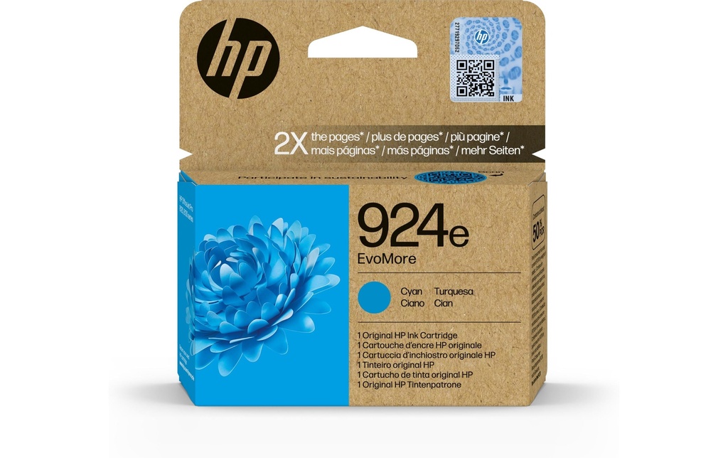 HP HP cart.d'encre 924E cyan
