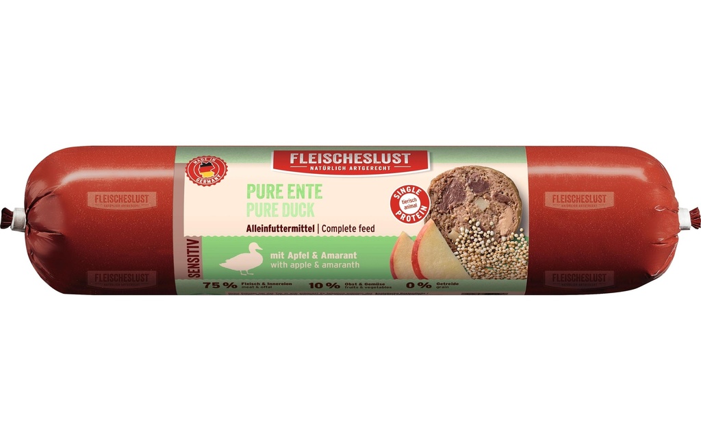 Fleischeslust Alimentation humide Sensitiv Canard Pur, 400 g