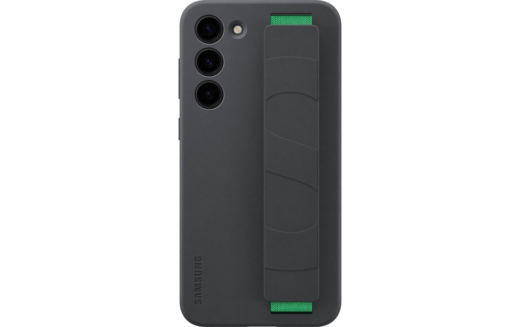 Samsung Coque arrière Silicone Grip Galaxy S23+ Noir