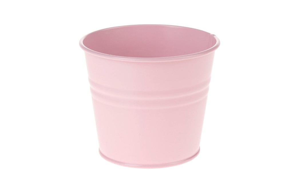 Opiflor Pot en zinc Jan 10 x 8,5 cm, Rose